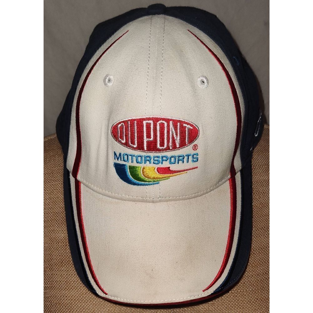 Jeff Gordon Dupont Hat Cap Strap Back Adjustable Cotton Motorsports #24 some sta